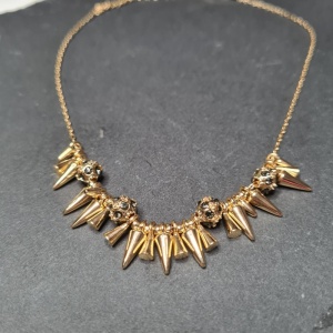 Spike Necklace - Gold